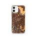 Custom iPhone 12 Escondido California Map Phone Case in Ember