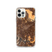 Custom iPhone 12 Pro Escondido California Map Phone Case in Ember