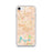Custom iPhone SE Escondido California Map Phone Case in Watercolor