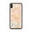 Custom iPhone XS Max Escondido California Map Phone Case in Watercolor