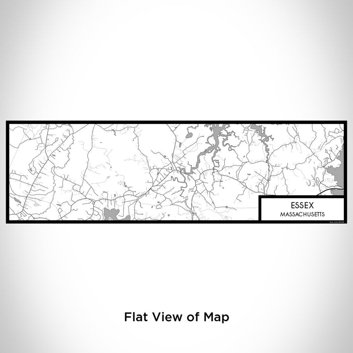 Flat View of Map Custom Essex Massachusetts Map Enamel Mug in Classic