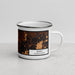 Right View Custom Essex Massachusetts Map Enamel Mug in Ember