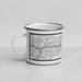 Left View Custom Euless Texas Map Enamel Mug in Classic