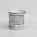 Right View Custom Euless Texas Map Enamel Mug in Classic