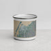 Front View Custom Eureka California Map Enamel Mug in Afternoon