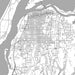 Eureka California Map Print in Classic Style Zoomed In Close Up Showing Details