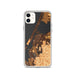 Custom Eureka California Map Phone Case in Ember