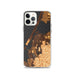 Custom Eureka California Map iPhone 12 Pro Phone Case in Ember