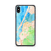 Custom Eureka California Map Phone Case in Watercolor