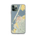 Custom Eureka California Map Phone Case in Woodblock