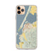Custom Eureka California Map Phone Case in Woodblock