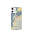 Custom Eureka California Map iPhone 12 mini Phone Case in Woodblock