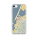 Custom Eureka California Map Phone Case in Woodblock