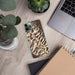 Custom Eureka Mountain Colorado Map Phone Case in Ember on Table with Laptop and Plant