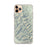 Custom iPhone 11 Pro Max Eureka Mountain Colorado Map Phone Case in Woodblock