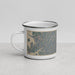 Left View Custom Eureka Springs Arkansas Map Enamel Mug in Afternoon