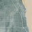 Evanston Illinois Map Print in Afternoon Style Zoomed In Close Up Showing Details
