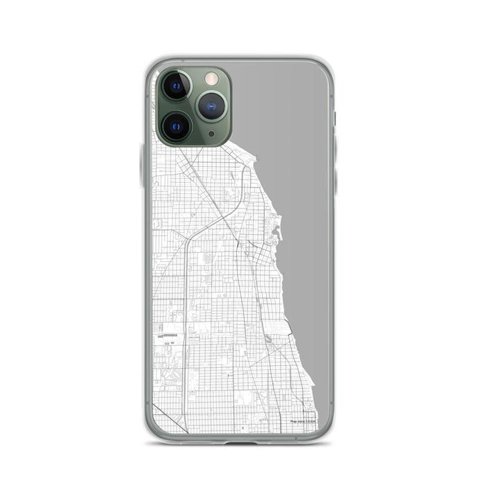 Custom Evanston Illinois Map Phone Case in Classic
