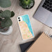 Custom Evanston Illinois Map Phone Case in Watercolor