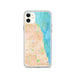 Custom Evanston Illinois Map Phone Case in Watercolor