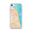 Custom Evanston Illinois Map iPhone SE Phone Case in Watercolor
