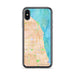 Custom Evanston Illinois Map Phone Case in Watercolor