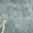 Evansville Indiana Map Print in Afternoon Style Zoomed In Close Up Showing Details