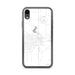 Custom iPhone XR Evansville Wisconsin Map Phone Case in Classic