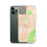 Custom Evansville Wisconsin Map Phone Case in Watercolor