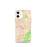 Custom iPhone 12 mini Evansville Wisconsin Map Phone Case in Watercolor