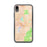 Custom iPhone XR Evansville Wisconsin Map Phone Case in Watercolor