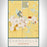 Evansville Wisconsin Map Print Portrait Orientation in Woodblock Style With Shaded Background