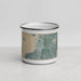 Front View Custom Everett Washington Map Enamel Mug in Afternoon