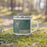 Right View Custom Everett Washington Map Enamel Mug in Afternoon on Grass With Trees in Background