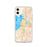 Custom iPhone 11 Everett Washington Map Phone Case in Watercolor