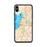 Custom iPhone XS Max Everett Washington Map Phone Case in Watercolor