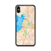 Custom iPhone XS Max Everett Washington Map Phone Case in Watercolor