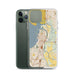 Custom Everett Washington Map Phone Case in Woodblock