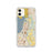 Custom iPhone 11 Everett Washington Map Phone Case in Woodblock