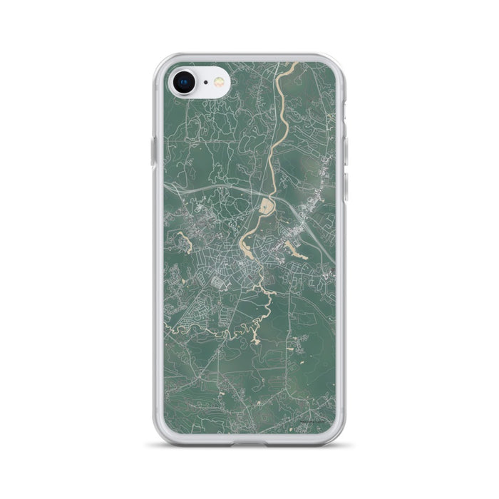Custom iPhone SE Exeter New Hampshire Map Phone Case in Afternoon