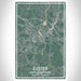 Exeter New Hampshire Map Print Portrait Orientation in Afternoon Style With Shaded Background
