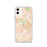 Custom iPhone 11 Exeter New Hampshire Map Phone Case in Watercolor