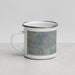 Left View Custom Fairfield California Map Enamel Mug in Afternoon