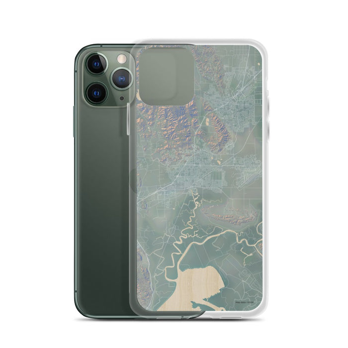 Custom Fairfield California Map Phone Case in Afternoon
