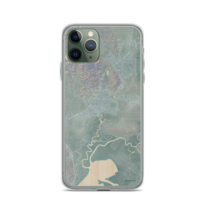 Custom iPhone 11 Pro Fairfield California Map Phone Case in Afternoon