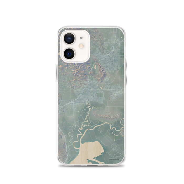 Custom iPhone 12 Fairfield California Map Phone Case in Afternoon