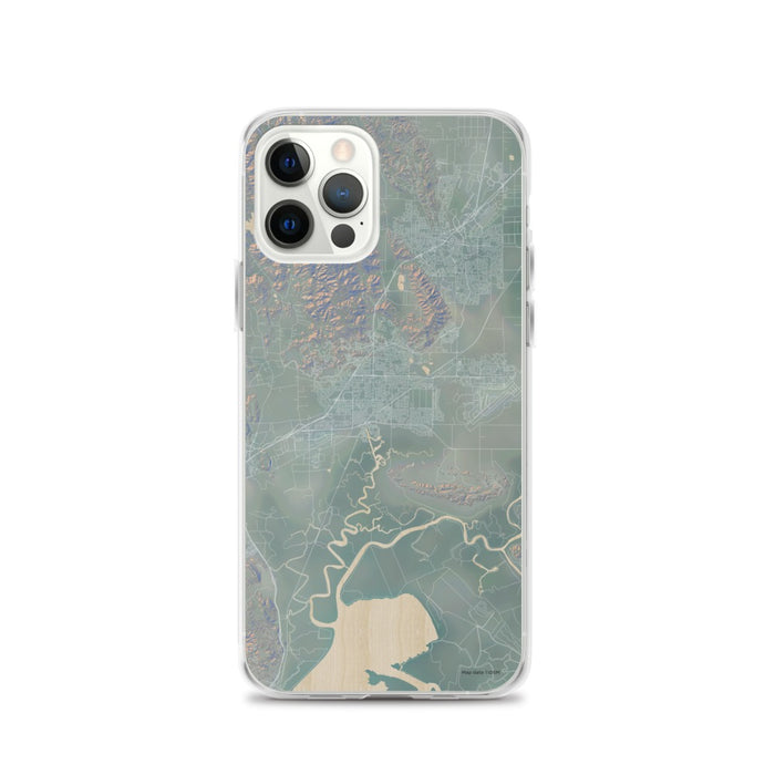Custom iPhone 12 Pro Fairfield California Map Phone Case in Afternoon