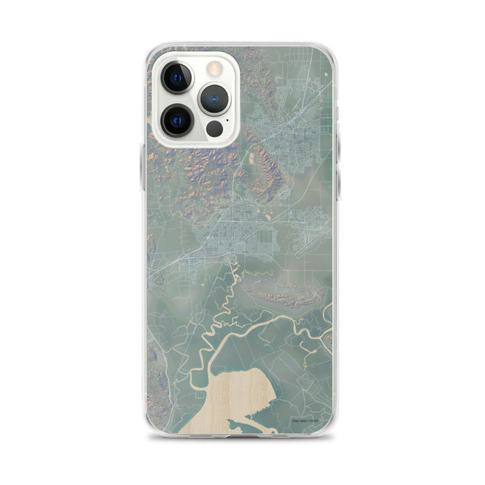 Custom iPhone 12 Pro Max Fairfield California Map Phone Case in Afternoon