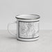 Left View Custom Fairfield California Map Enamel Mug in Classic