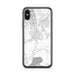 Custom iPhone X/XS Fairfield California Map Phone Case in Classic